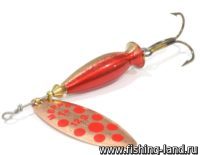 Блесна Mepps Aglia Long Heavy 1+ C PTS Red 12гр