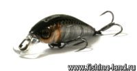 Воблер Chubby Minnow 35 (3,5см, 2,3гр, 0,6м) suspending hl silver&black