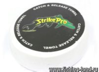 Полотенце с логотипом Strike Pro белое