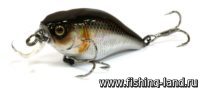 Воблер Jackall 10 CC (5см, 9,5гр, 0,5-1м) floating hl silver & black