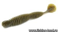 Приманка Reins Bubbring Shad 3" 002 Green Pumpkin (упак.8шт)