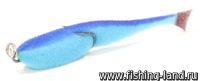 Поролоновая рыбка "Контакт"(двойник) 7см, цв. синий