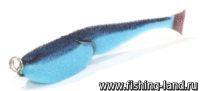 Поролоновая рыбка "Контакт"(двойник) 7см, цв. сине-черный