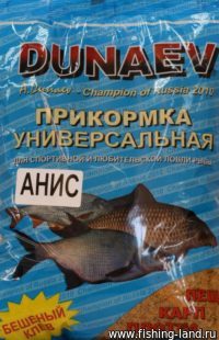 Прикормка Dunaev 0.9кг Универсальная Анис