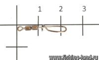 Вертлюг с карабином Owner 52459 16 (8шт)
