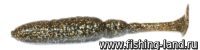 Приманка Bait Breath T. T. Shad 4" green pumpkin/silver S846 (упак. 6шт)