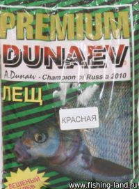 Прикормка Dunaev Premium 1кг Лещ Красный