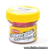 Приманка Berkley Powerbait Micro Sparkle Eggs 14гр pink scales