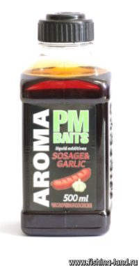 Добавка PMBaits Aroma Sosage&Garllic 500мл.