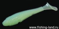 Приманка Keitech Swing Impact FAT 3.8" Lime Chartreuse Glow (упак. 6шт)