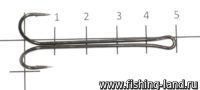 Двойник Hitfish Double Elongate Hook with long shank №1/0 (упак. 4шт)