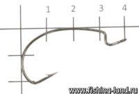 Крючок Hitfish LW Offset Hook №1/0 (упак. 10шт)