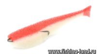 Поролоновая рыбка Lex Classic Fish CD 7 WRB (белое тело/красная спина/красный хвост)