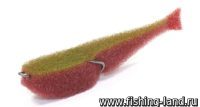 Поролоновая рыбка Lex Classic Fish CD 7 BLB (кирпичное тело/салатовая спина/красный хвост)