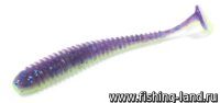 Приманка Keitech Swing Impact 4" Violet Lime Belly (упак. 8шт)