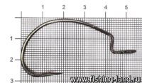 Крючок Hitfish PSR Offset Hook №1/0 (упак. 7шт)