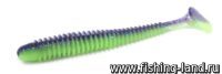 Приманка Keitech Swing Impact FAT 6.8" Violet Lime Belly (упак. 3шт)