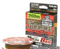 Шнур Sunline PE Jigger ULT 8braid 200м 1 16lb