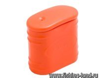 Бокс для хранения наживки 0,45 мл (12x11x6,5) оранжевый