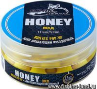 Бойлы Sonik Baits Pop-Up 11мм 50мл Honey Fluo (Мёд)