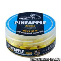 Бойлы Sonik Baits Pop-Up 11мм 50мл Pineapple Fluo (Ананас)