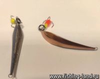 Блесна Winterlures Серп 3,5см +тр