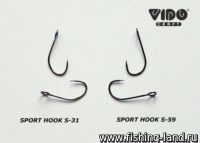 Крючок Vido Craft VD-110 Sport Hook S-59 №4 (упак.5шт)