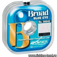 Леска Owner Broad Blue Eye 100м 0,18мм/3,1кг