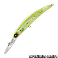 Воблер Yo-Zuri Crystal 3D Minnow DD Jointed 130F (13см, 25гр, 4м) floating HCIW