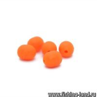 Бусина Namazu Soft Beads PVC овальная d-6,4мм, L-8,3мм, цв. фц. оранж. (20 шт)