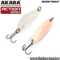 Блесна Akara Action Series River Trout 60 18гр. Sil/Cu