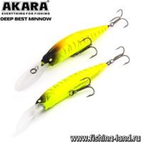 Воблер Akara Deep Best Minnow 100SP (10см, 16гр, 2-6м)  A105