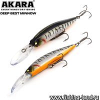 Воблер Akara Deep Best Minnow 100SP (10см, 16гр, 2-6м)  A111