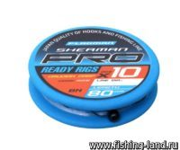 Поводок готовый FLAGMAN Sherman Pro Crucian Carp Ready Rigs №10 d0,148 80см 10шт