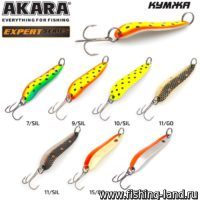 Блесна Akara Expert Кумжа 65 16гр 10/Sil