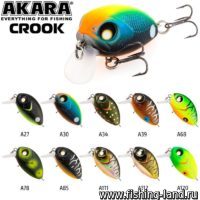 Воблер Akara Crook 35F (3,5см, 6гр, 0-0,2м)  A27