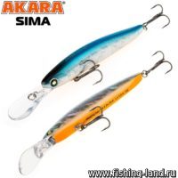 Воблер Akara Sima 90F (9см, 12гр, 1,8-2,8м) A82