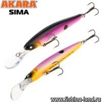 Воблер Akara Sima 90F (9см, 12гр, 1,8-2,8м) A162