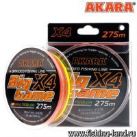 Шнур Akara Big Game Multicolor 275m 0,50