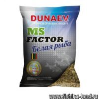 Прикормка Dunaev MS Factor 1кг белая рыба