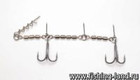 Стингер Narval Fishing Double Stingers 20см 40 кг 1\0 (2шт)