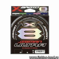 Шнур YGK X-Braid Jigman Ultra X8 200м 2.0-40lb