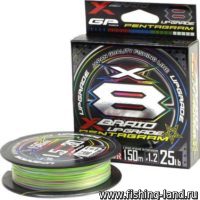 Шнур YGK X-Braid Upgrade X8 Pentagram 200м 1.0 22lb