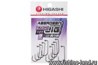 Крючек офсетный HIGASHI Aberdeen Jig AJ-01 #3/0 Black nickel