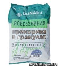 Прикормка Dunaev Гранулы 0,75кг Карп чеснок