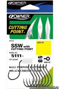 Крючок Owner CUT SSW BC №9/0 (упак 3шт)