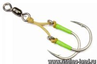Крючки HIGASHI Twin Assist Hook HB-007 #4/0