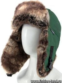 Шапка Сибирский Следопыт - DEFENDER (мембрана, шиншилла) XL цв зеленый